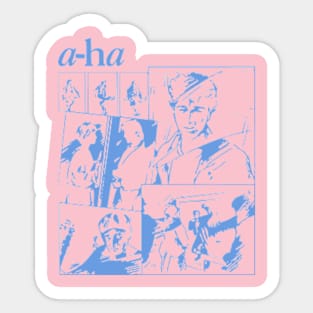 A-ha Comic Sticker